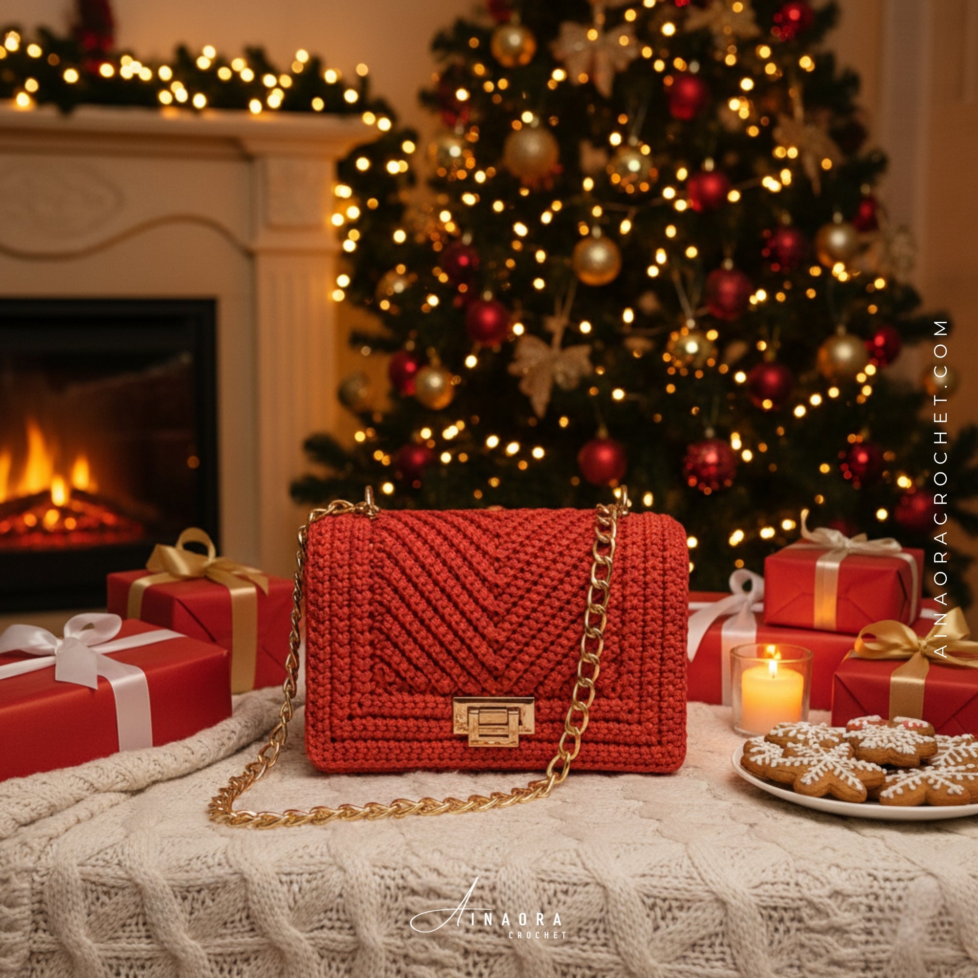 Crochet Bag Pattern PDF Bag Crochet Video Tutorial Crochet Bag DIY Crochet Handbag Elegant Crochet Purse Pattern Video Tutorial Bag