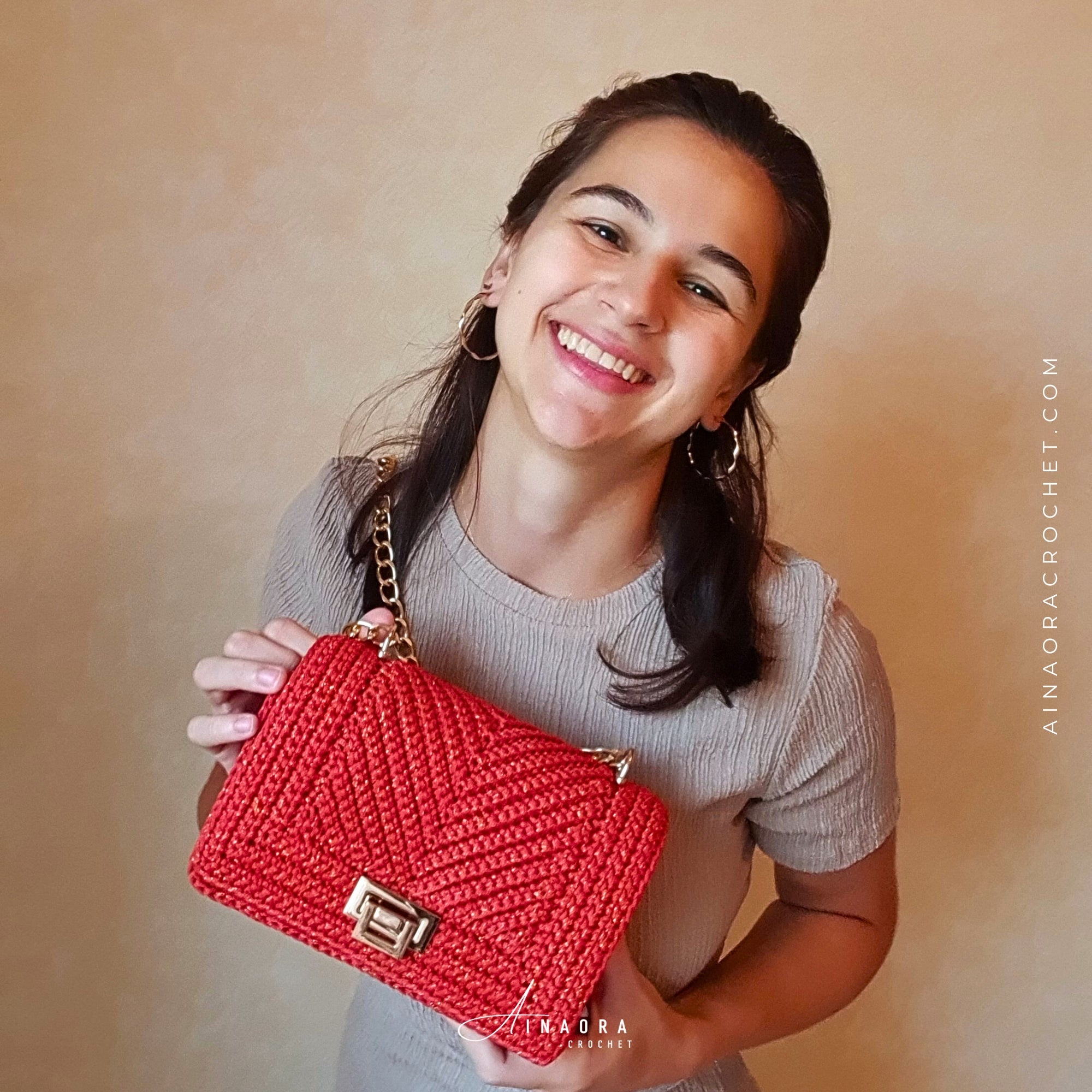 Crochet Bag Pattern PDF Bag Crochet Video Tutorial Crochet Bag DIY Crochet Handbag Elegant Crochet Purse Pattern Video Tutorial Bag