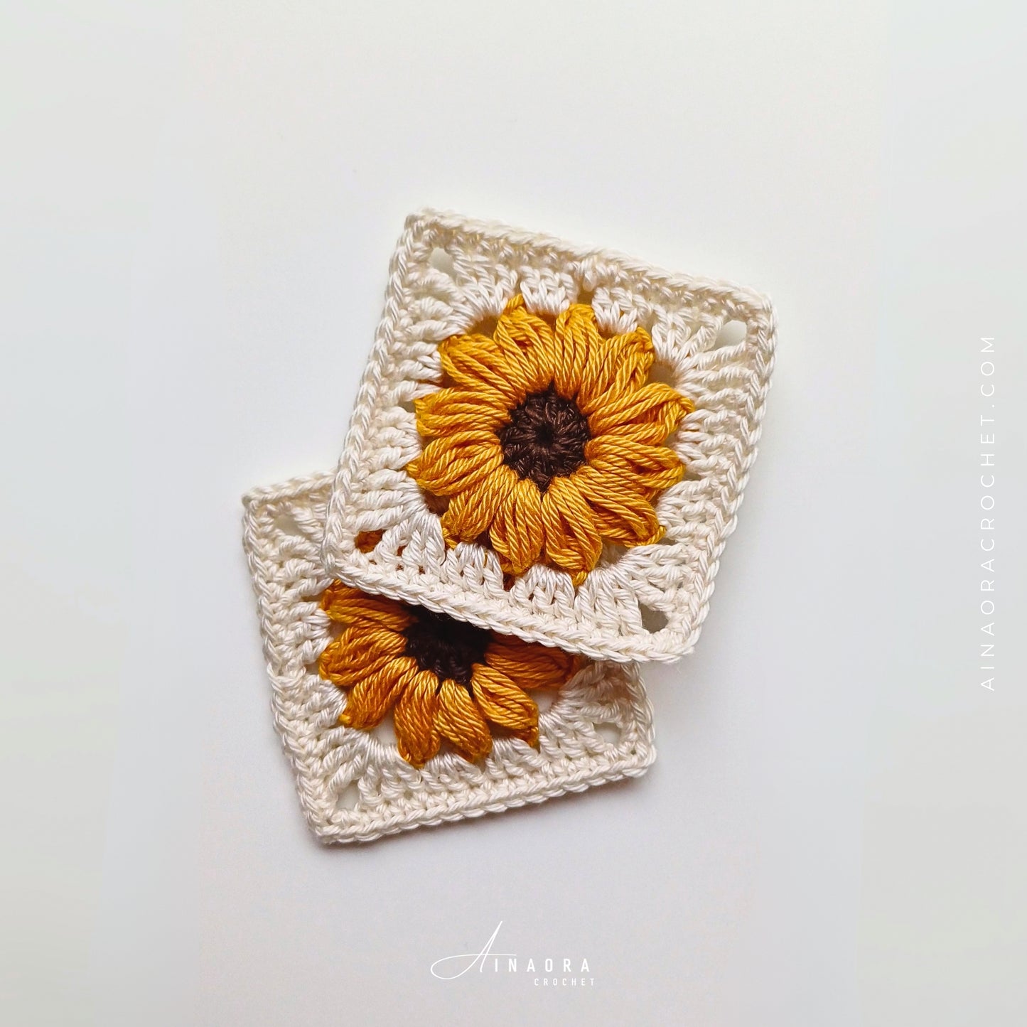 Sunflower Square Crochet Pattern