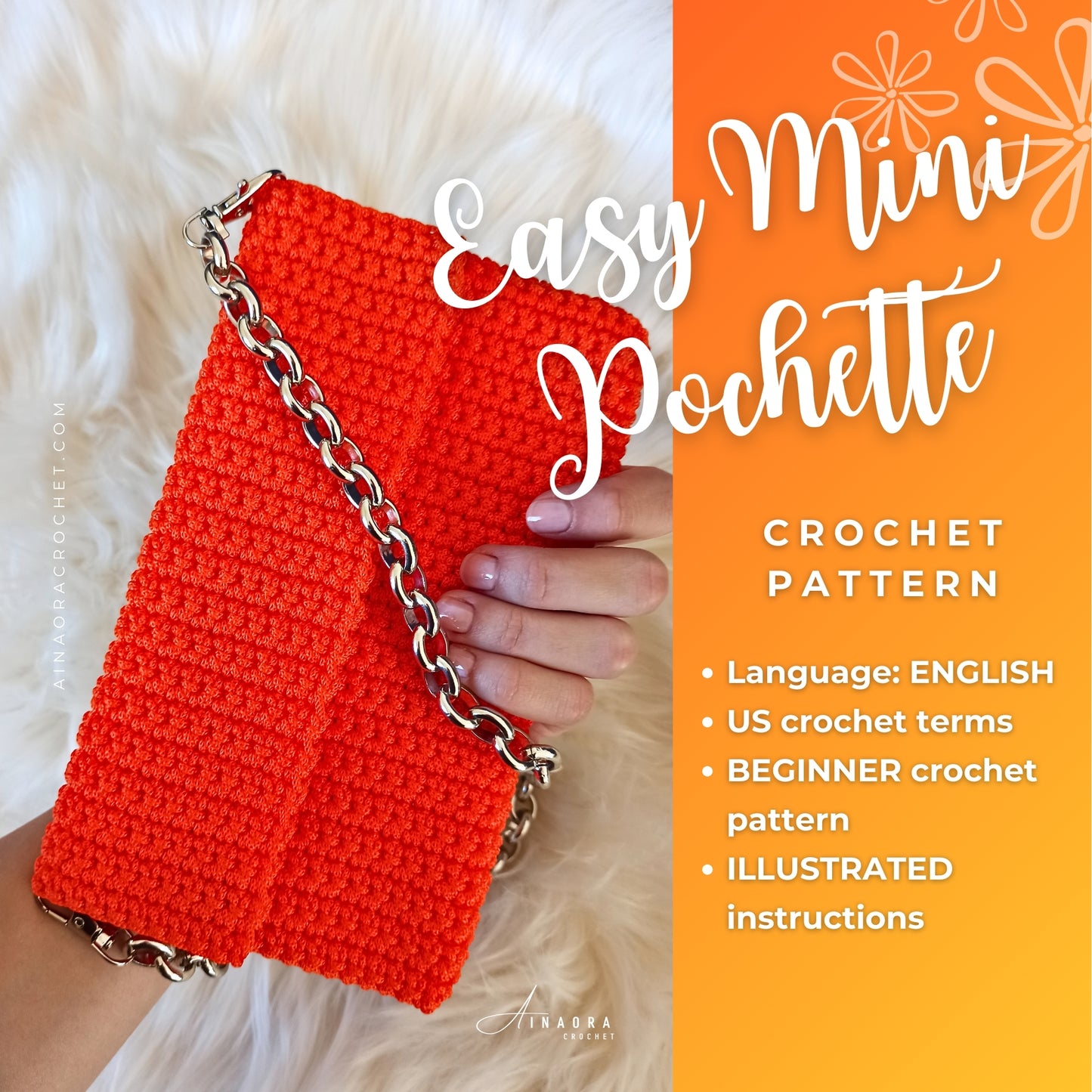 Easy Mini Pochette Crochet Pattern