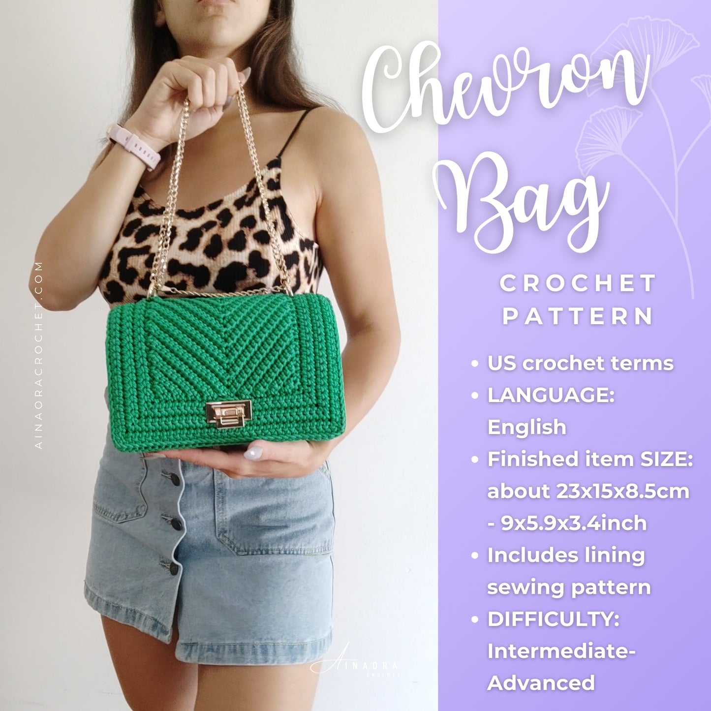 Chevron Bag Crochet Pattern