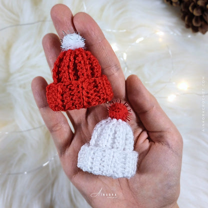 Crochet Tiny Beanies Ornaments Crochet Pattern