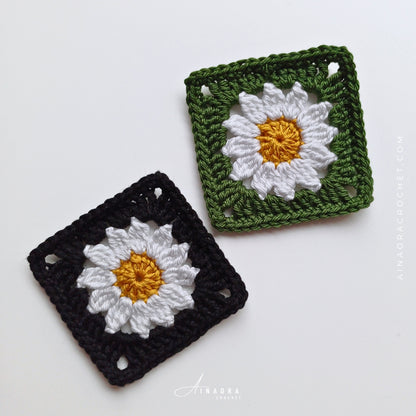 Daisy Square Crochet Pattern