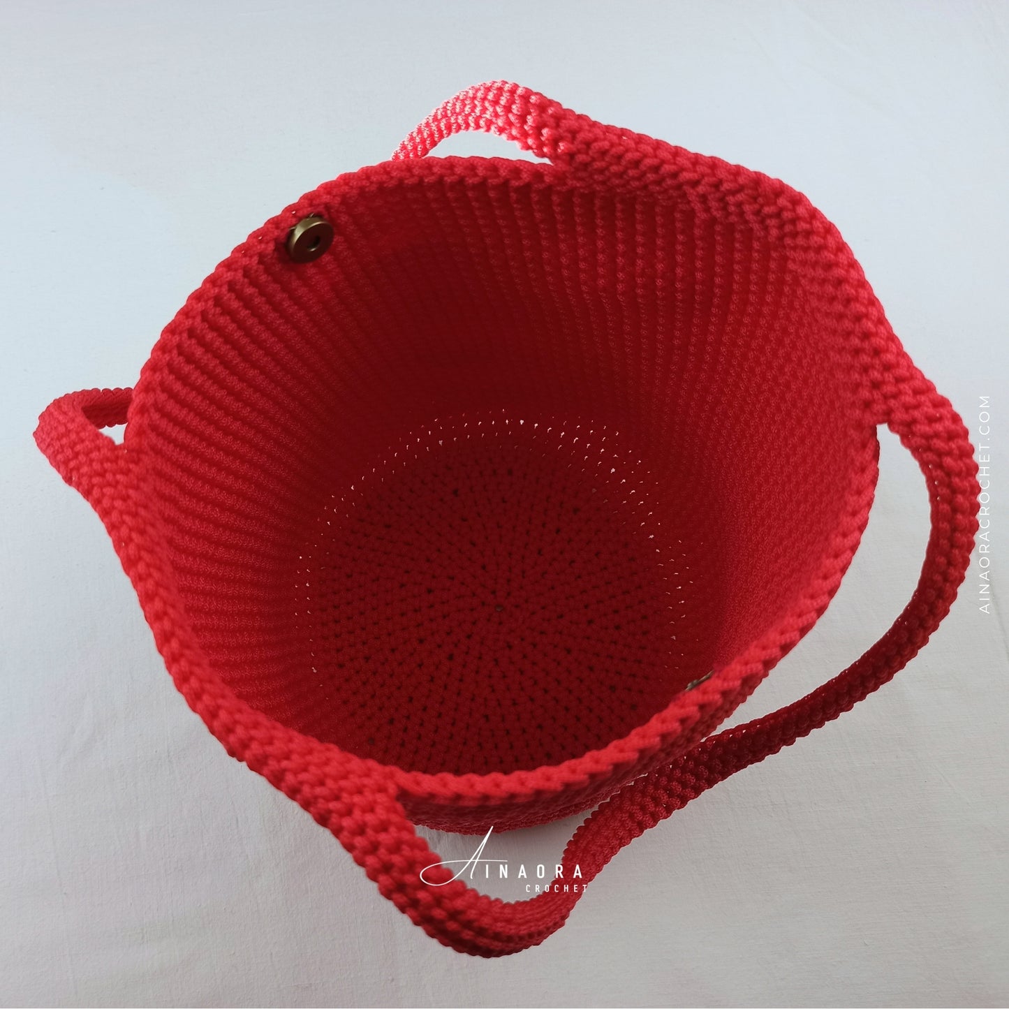 Easy Round Tote Bag Crochet Pattern