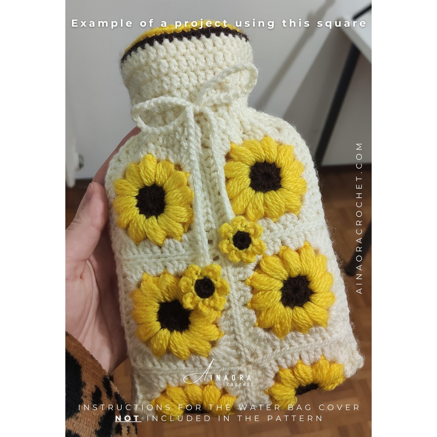 Sunflower Square Crochet Pattern