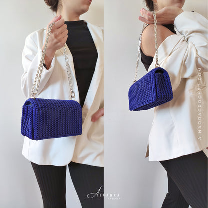 Striped Pochette Crochet Pattern