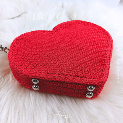 Heart Crossbody Bag Crochet Pattern