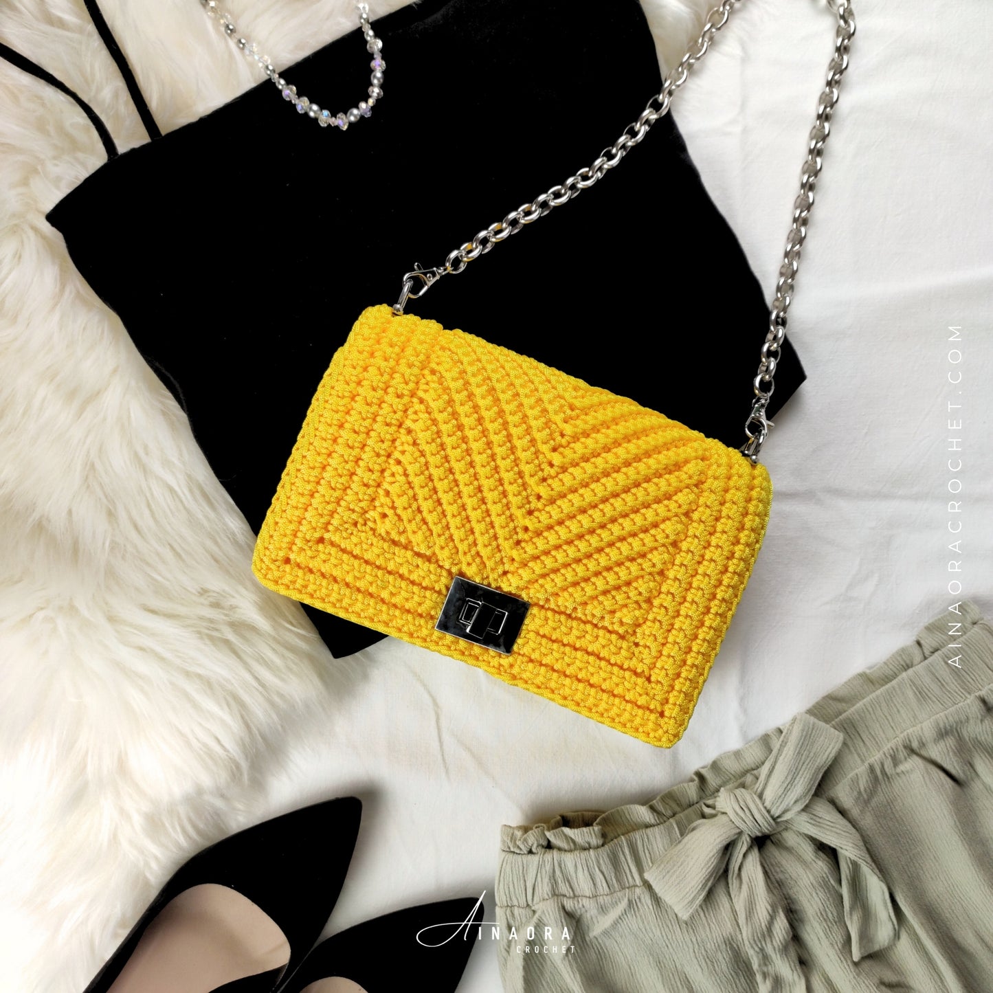 Chevron Bag Crochet Pattern