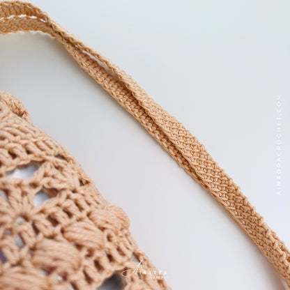 Shell Boho Bottle Crossbody Bag Crochet Pattern