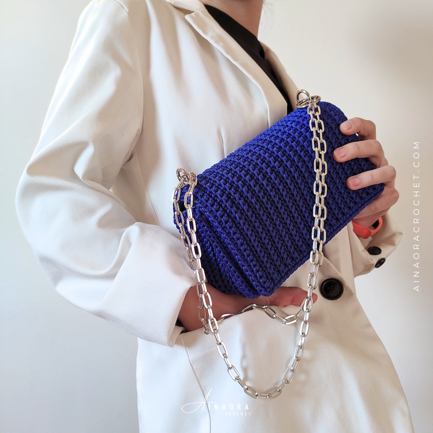 Striped Pochette Crochet Pattern