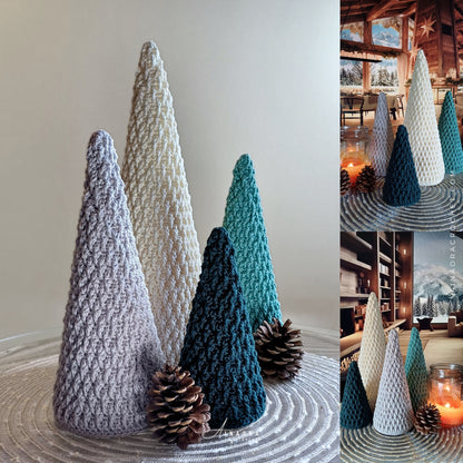 Alpine Cone Trees Crochet Pattern