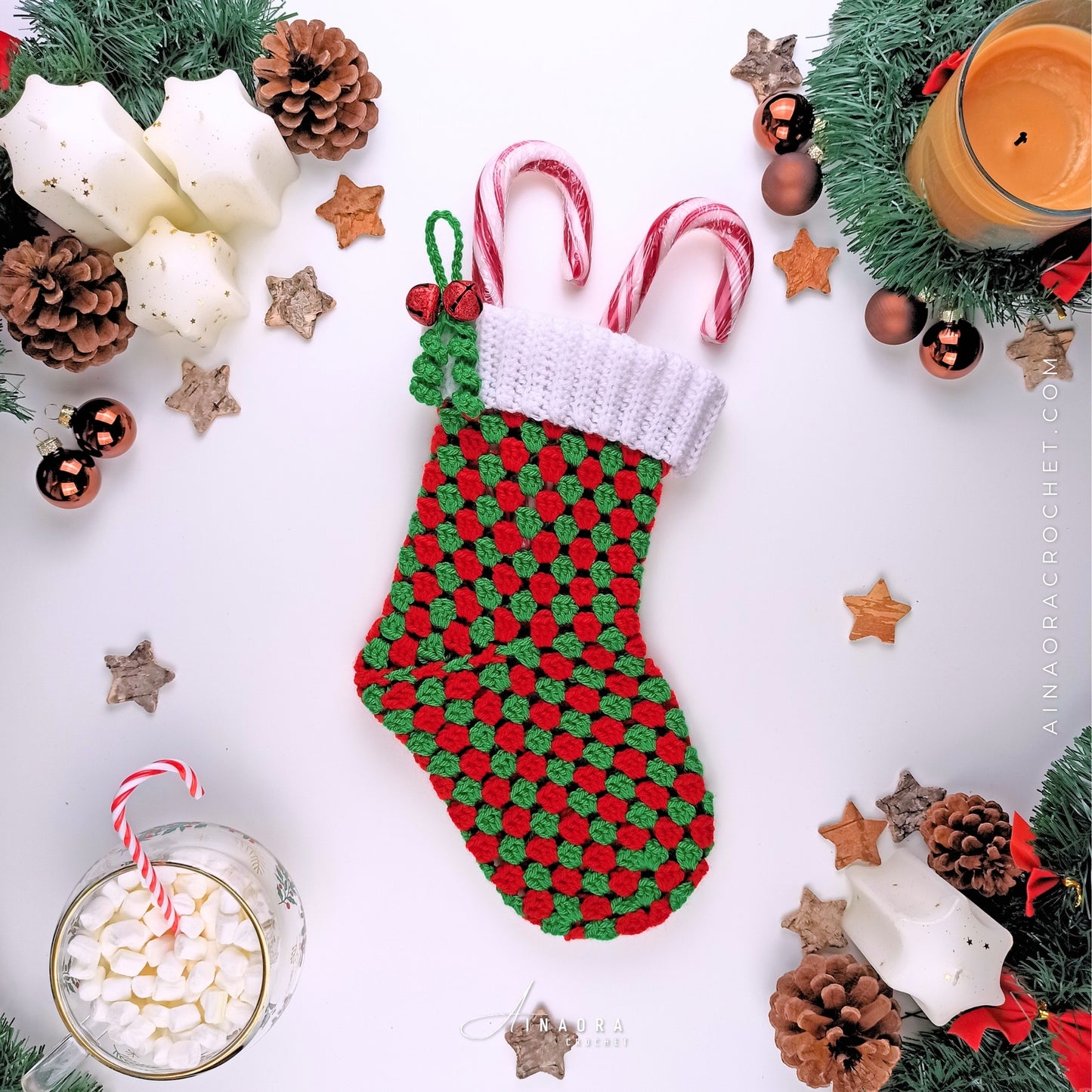 Granny Stocking Crochet Pattern